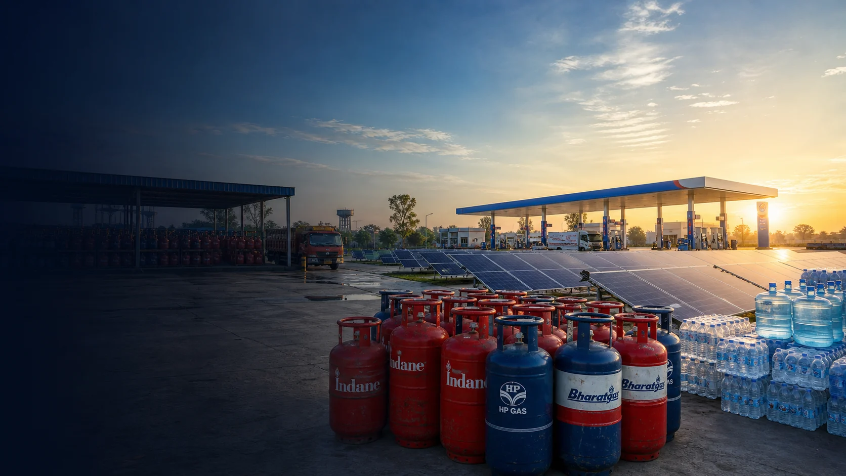 Illustration of connected energy distribution operations